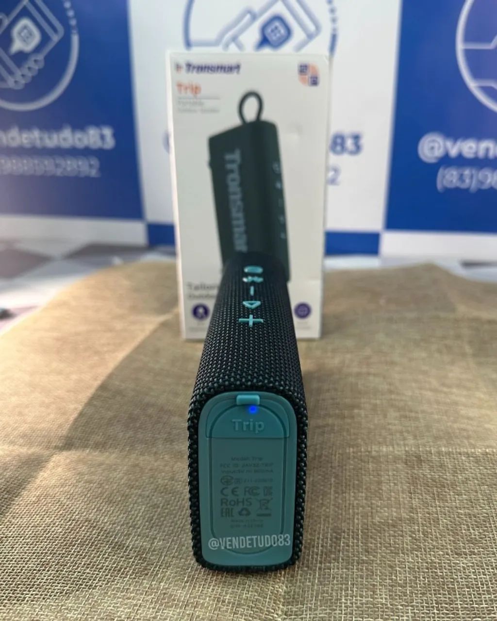 Caixa De Som Tronsmart Trip 10w Bluetooth Ipx7 Tws   - Foto 4