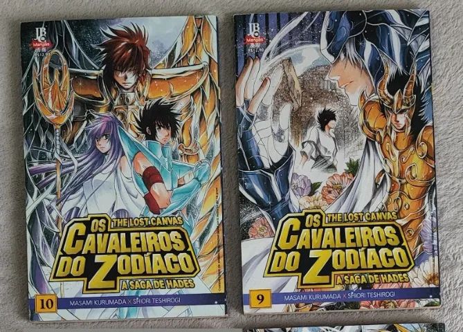 Mangá Saint Seiya The Lost Canvas Vols 1-11 e 15-18 JBC 2012