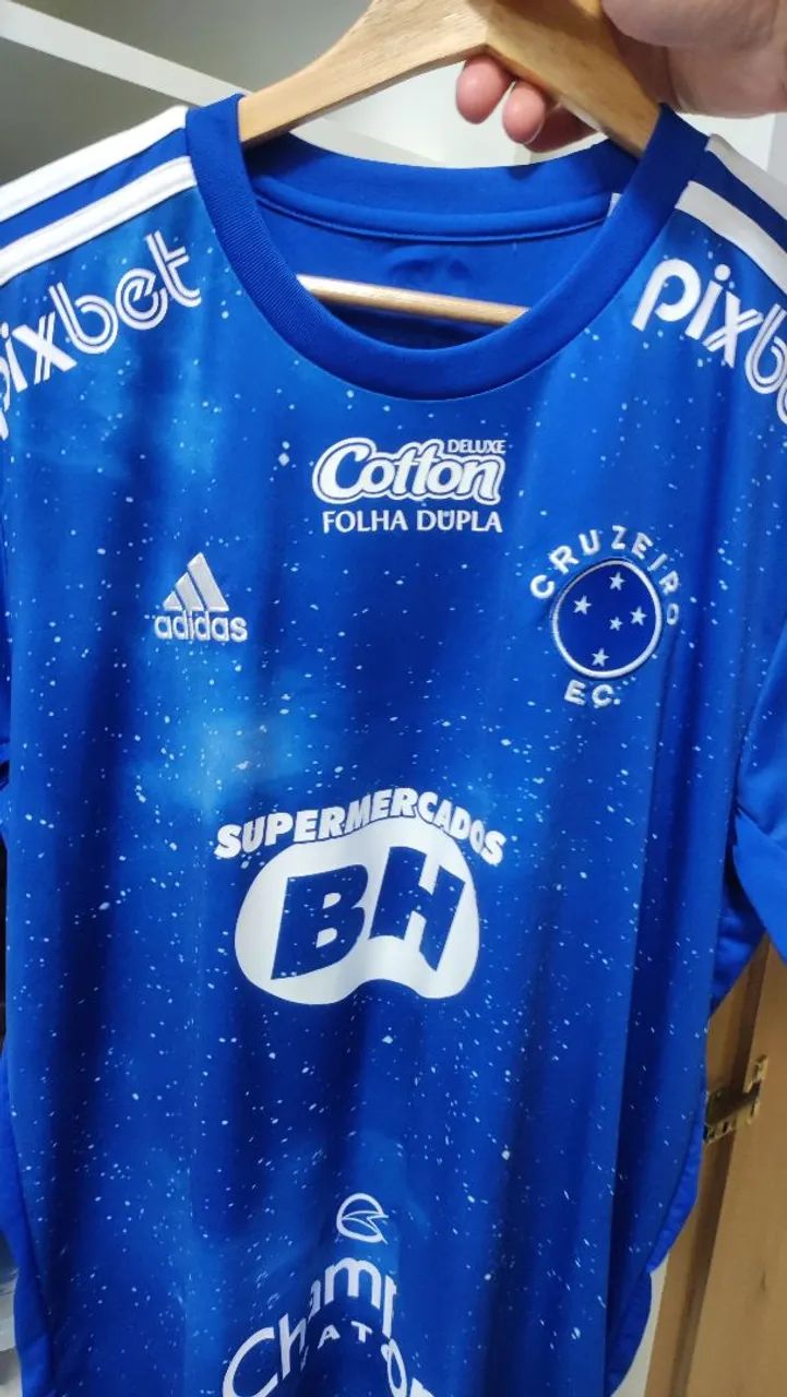 Camisa Cruzeiro 1 Home - Adidas 2022 - Usada pelo Luvannor - Tam M - Foto 2