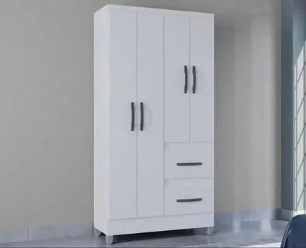 Guarda-Roupa 4 Portas com Gavetas - Moderno e Funcional - Foto 2