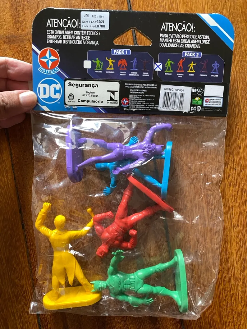Bonecos DC Comics - 7 Peças- exclusivo lojas americanas