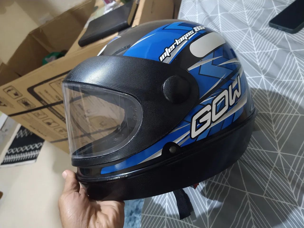 Capacete GOW zerado  - Foto 2