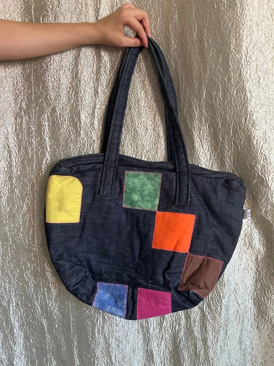 Bolsa Jeans Colorida - Foto 3
