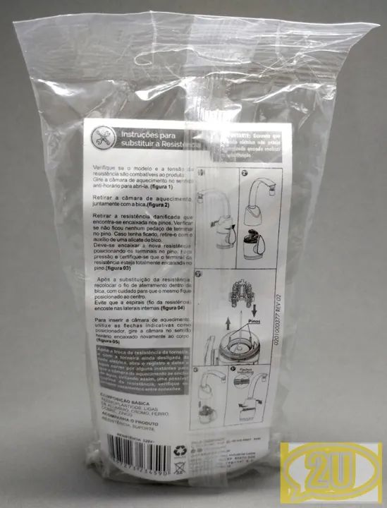 Resistência elétrica original para torneira Zagonel - Foto 2