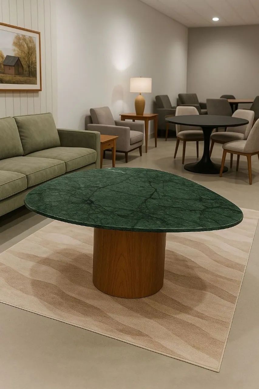 Mesa de madeira moderna várias medidas  - Foto 2