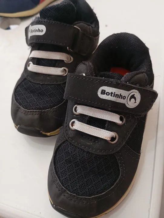 Lotinho Calçado Bebe 2 pares de calçados infantis 1 sandália número 24 - Foto 2