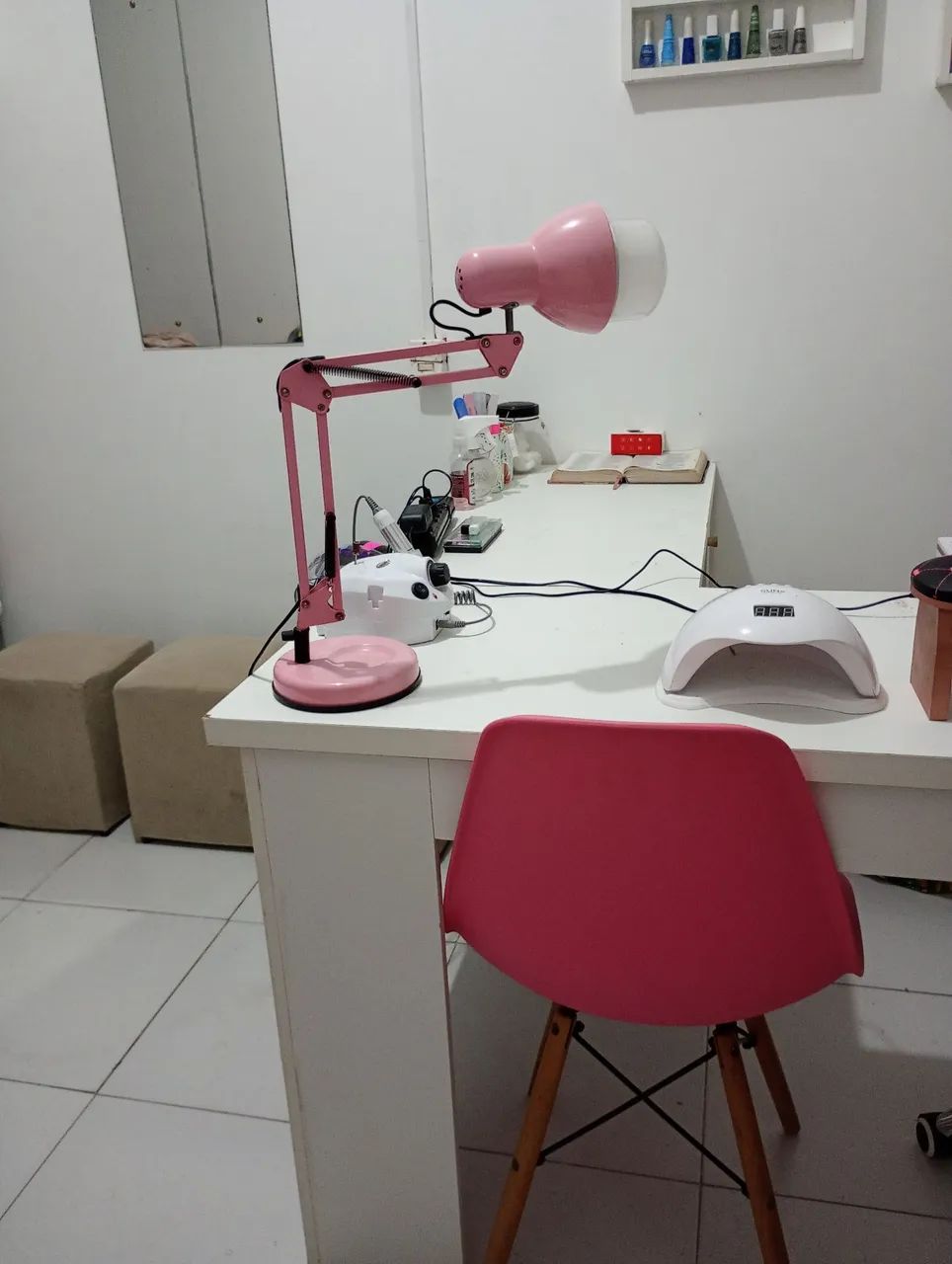 Mesa em L projeta (MDF) - Foto 5
