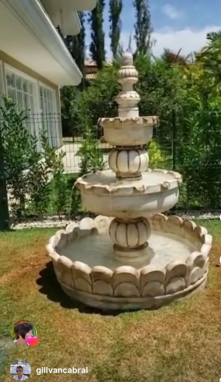 Fonte de água para resistência 