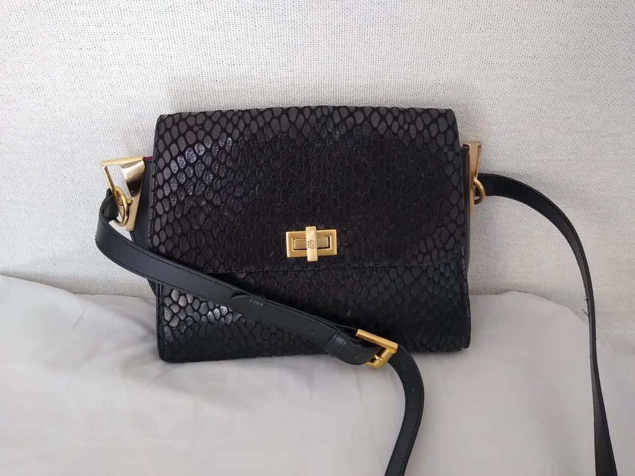 Bolsa dumond couro 