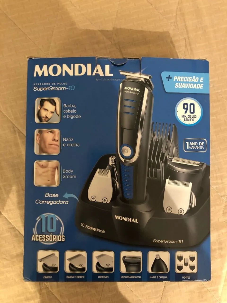 Aparador de Pelos Mondial Supergroom - 10 
