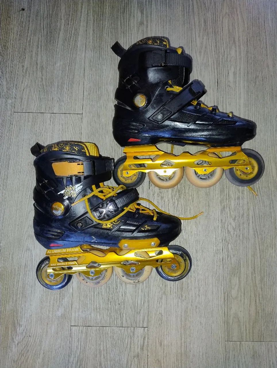 Patins Roller Inline com Rodas - Foto 2