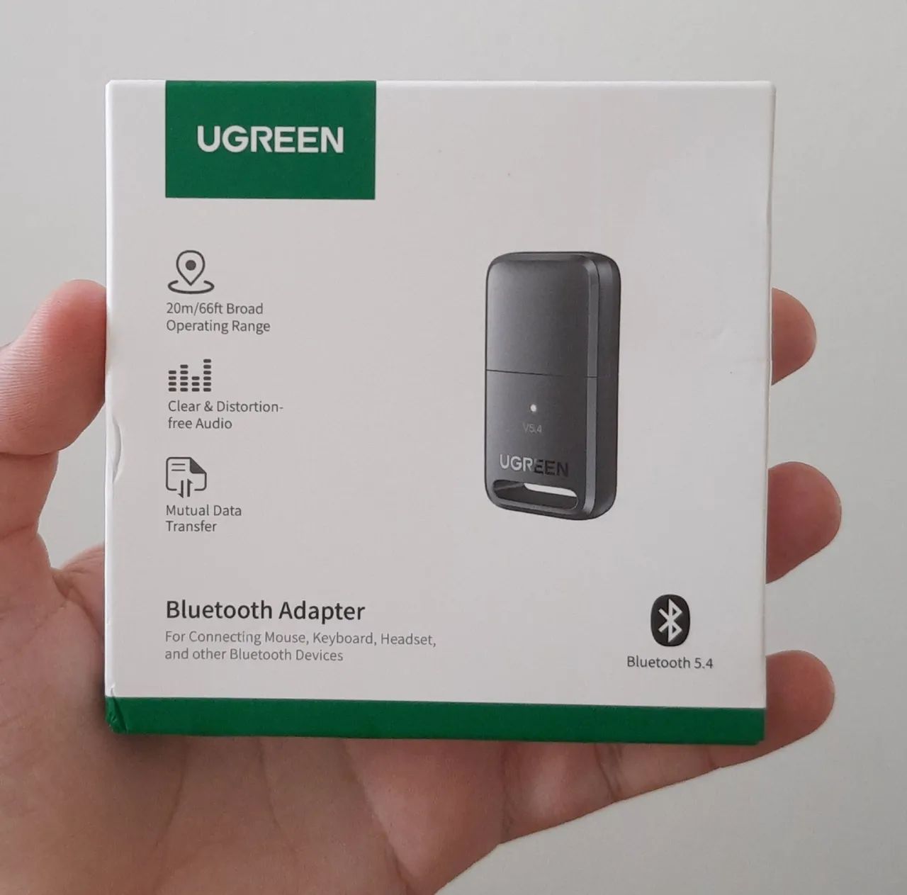 uGreen Bluetooth Adapter 5.4 USB (New/Sealed)64330129600642120