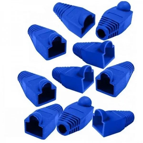 30 Peças - Capa Rj-45 Azul