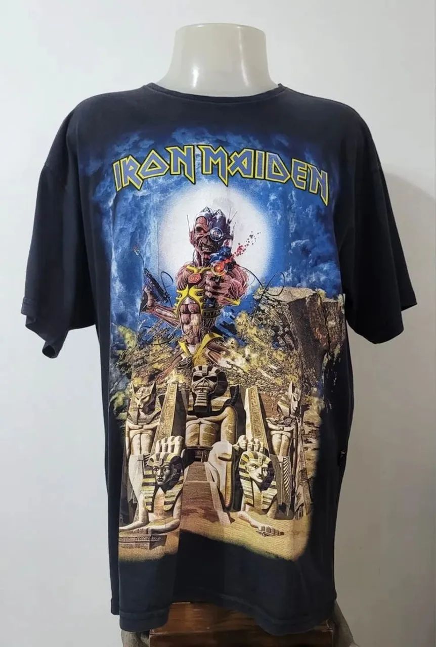  camiseta iron maiden piticas Tam XGG - Foto 5