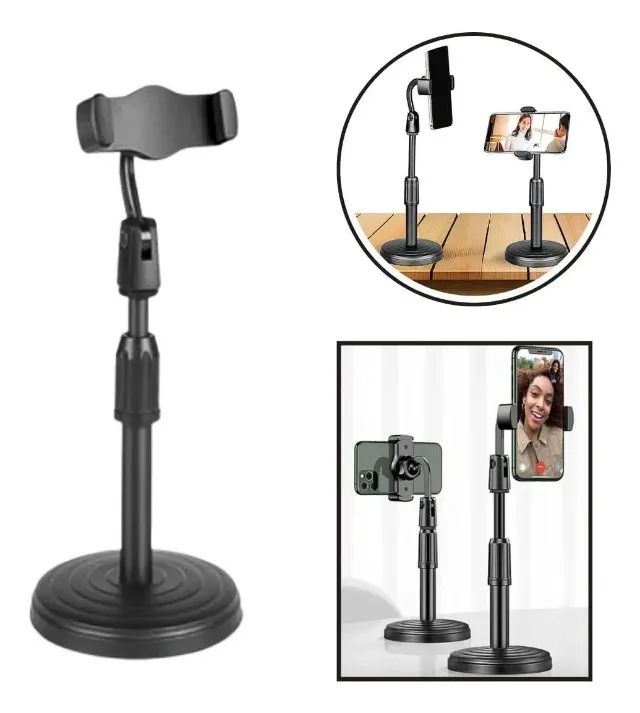 Suporte De Celular Para Mesa Ajustavel P/ Filme Serie Estudo - Armarinho Ditudo  - Foto 4