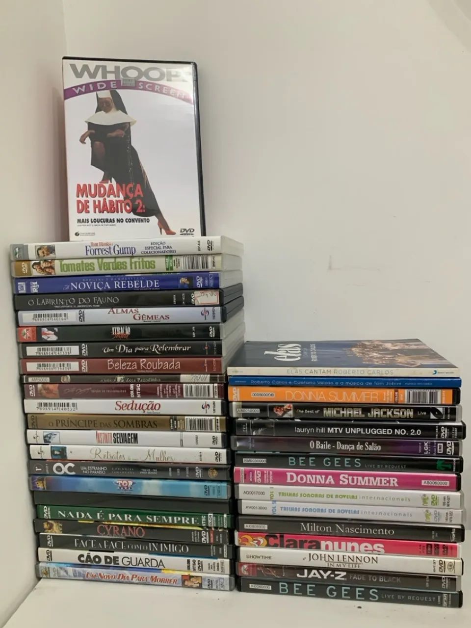 Coleção de DVDs - Diversos Filmes e Shows Musicais