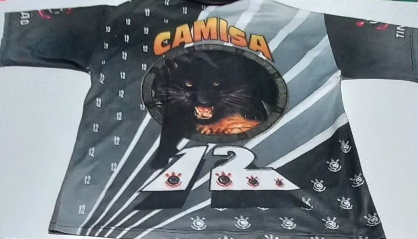 Camisa Corinthians Torcida Camisa 12 Carnaval  - Foto 2