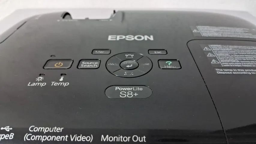 Projetor Epson power lite S8+ - Ótimo estado de conservação. - Foto 2
