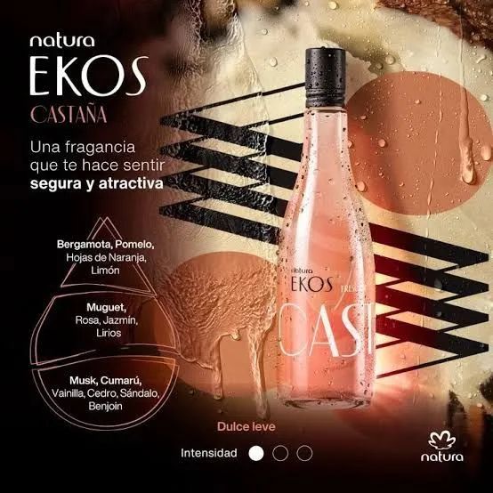 Perfume Ekos "  Castanha " 150ml - Foto 2