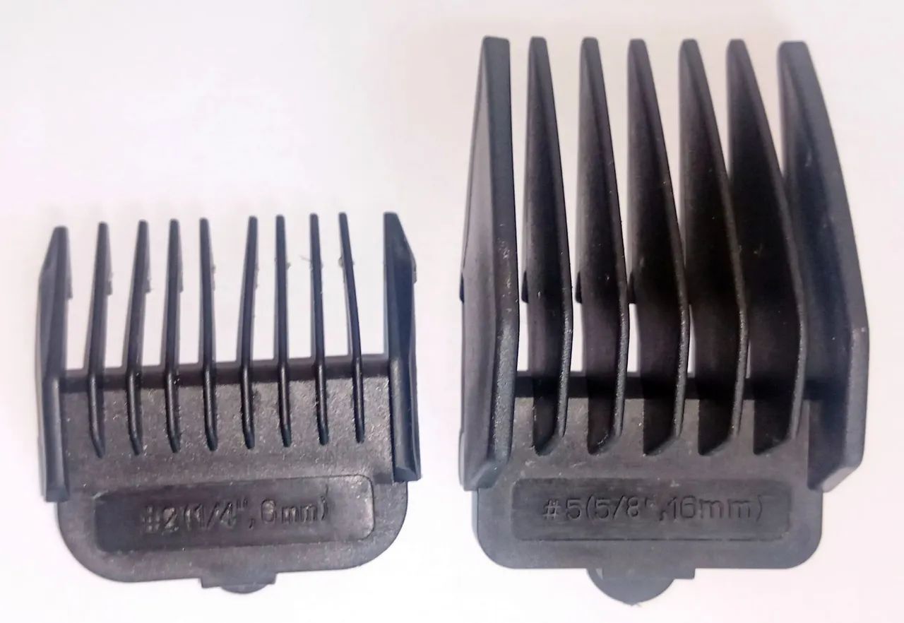  Pentes Plásticos para Máquina de Cortar Cabelo Gama Italy Usados - Foto 3