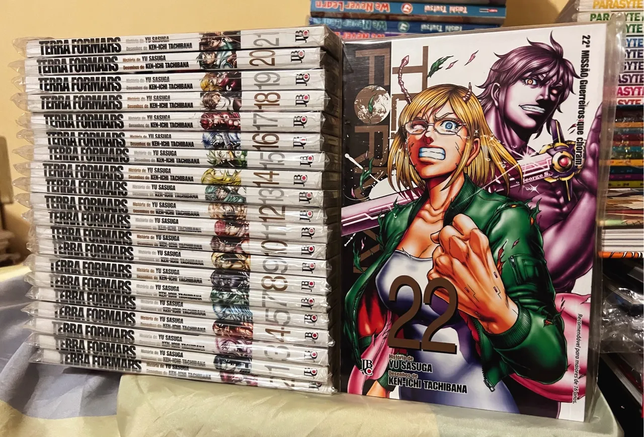 Mangá terra formars 21 volumes de 22 *faltando apenas a edição 6 para completar