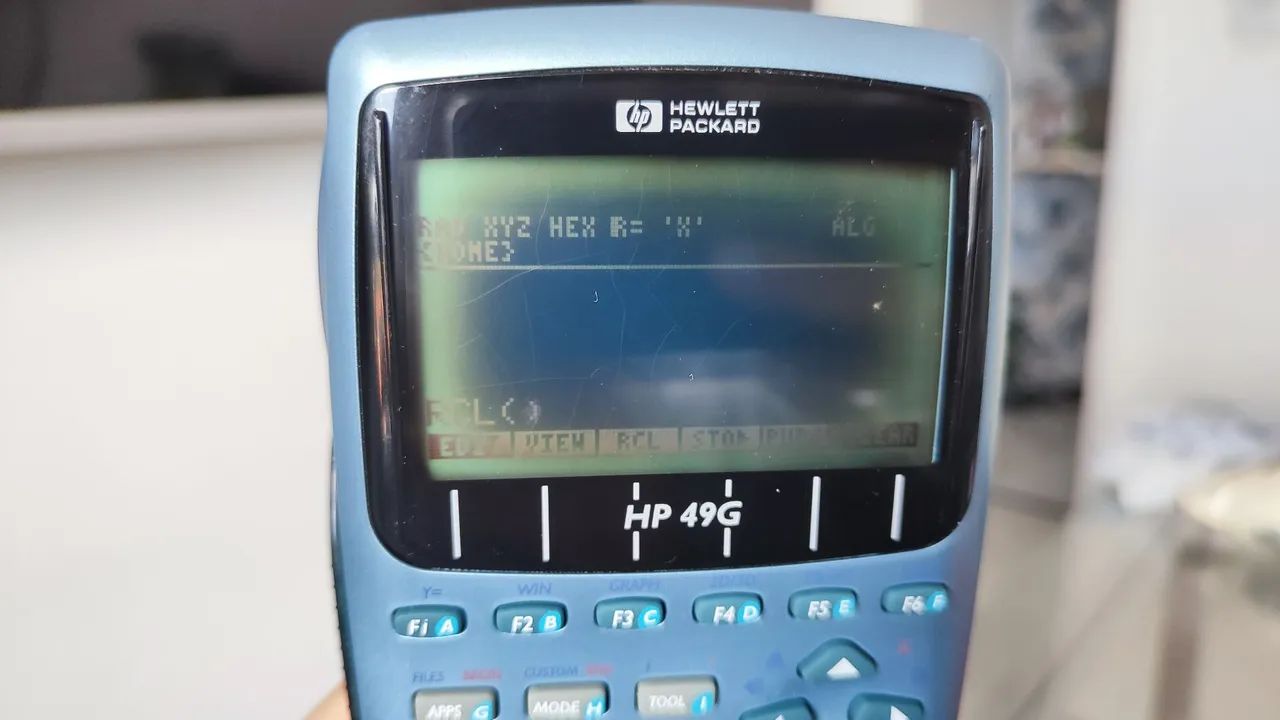 Funcionando - Calculadora HP 49G Azul - Foto 3