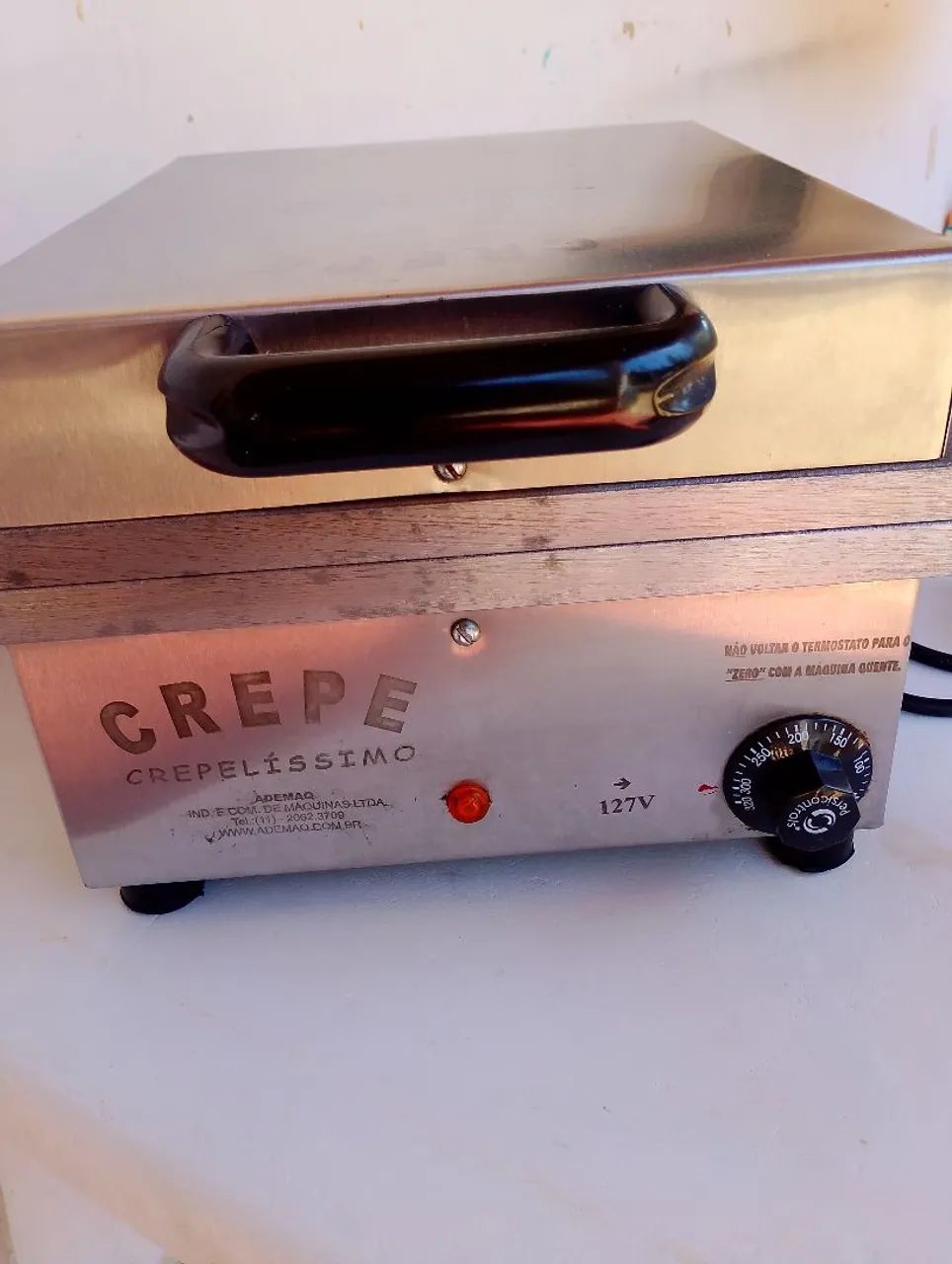 Vendo Máquina de Crepe Suíço  - Foto 2