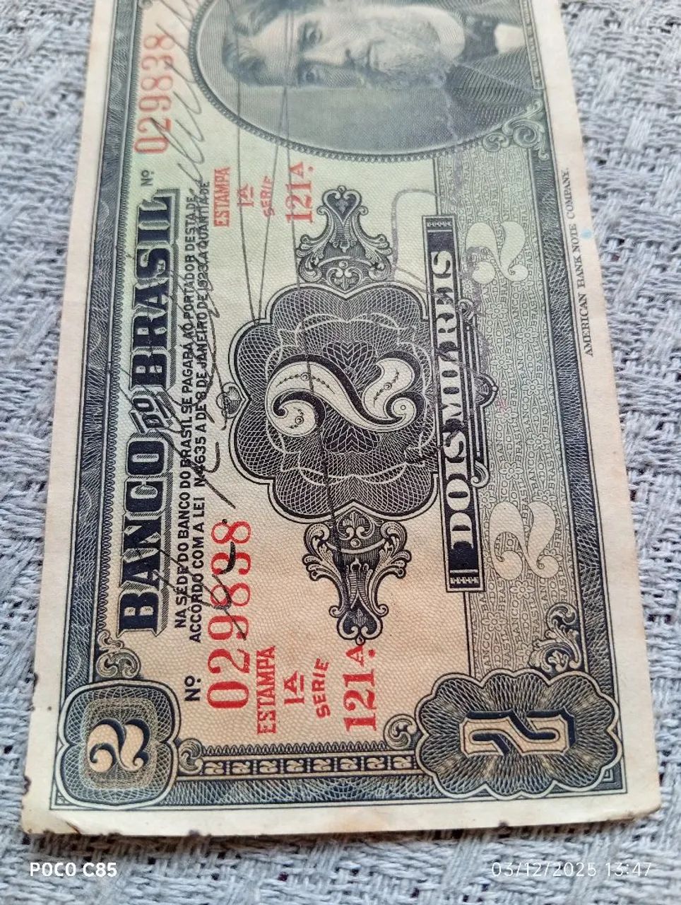 Cédula dois mil réis - Foto 4