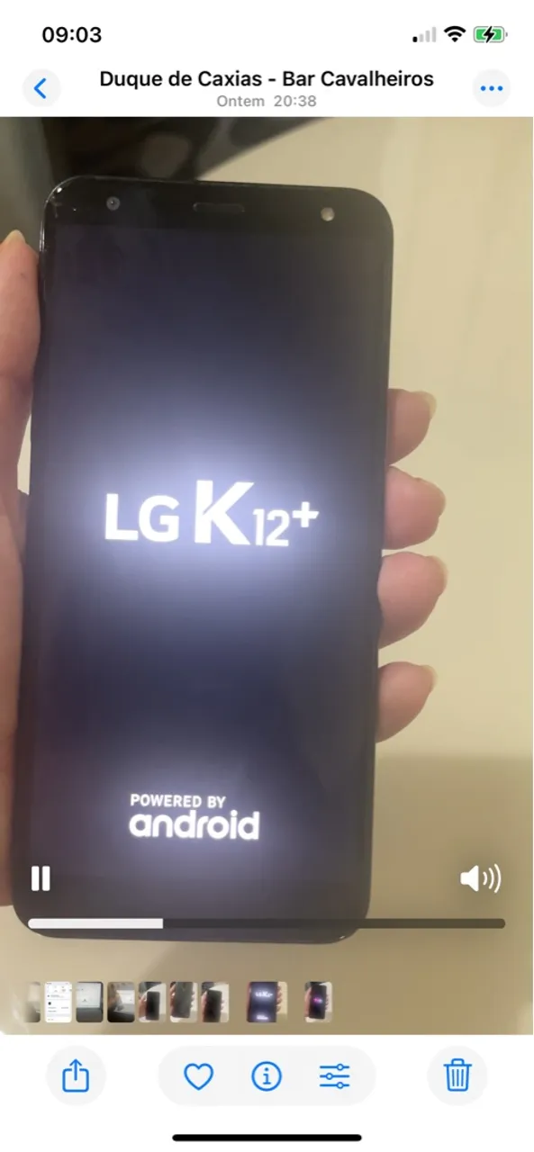 Celular LG K12+ R$200,00