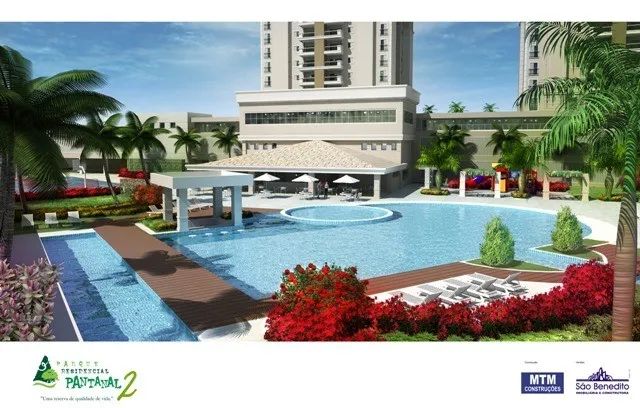 Edificio Pantanal 02, 134m², 02 vagas andar alto de frente ao shopping pantanal - Foto 2