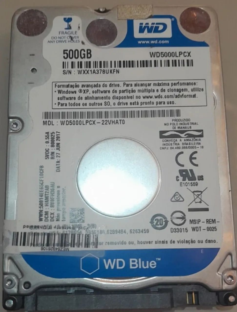 Hd Sata 2.5 Western Digital 500gb Para PC/Notebooks/Case/Jogos - Foto 2
