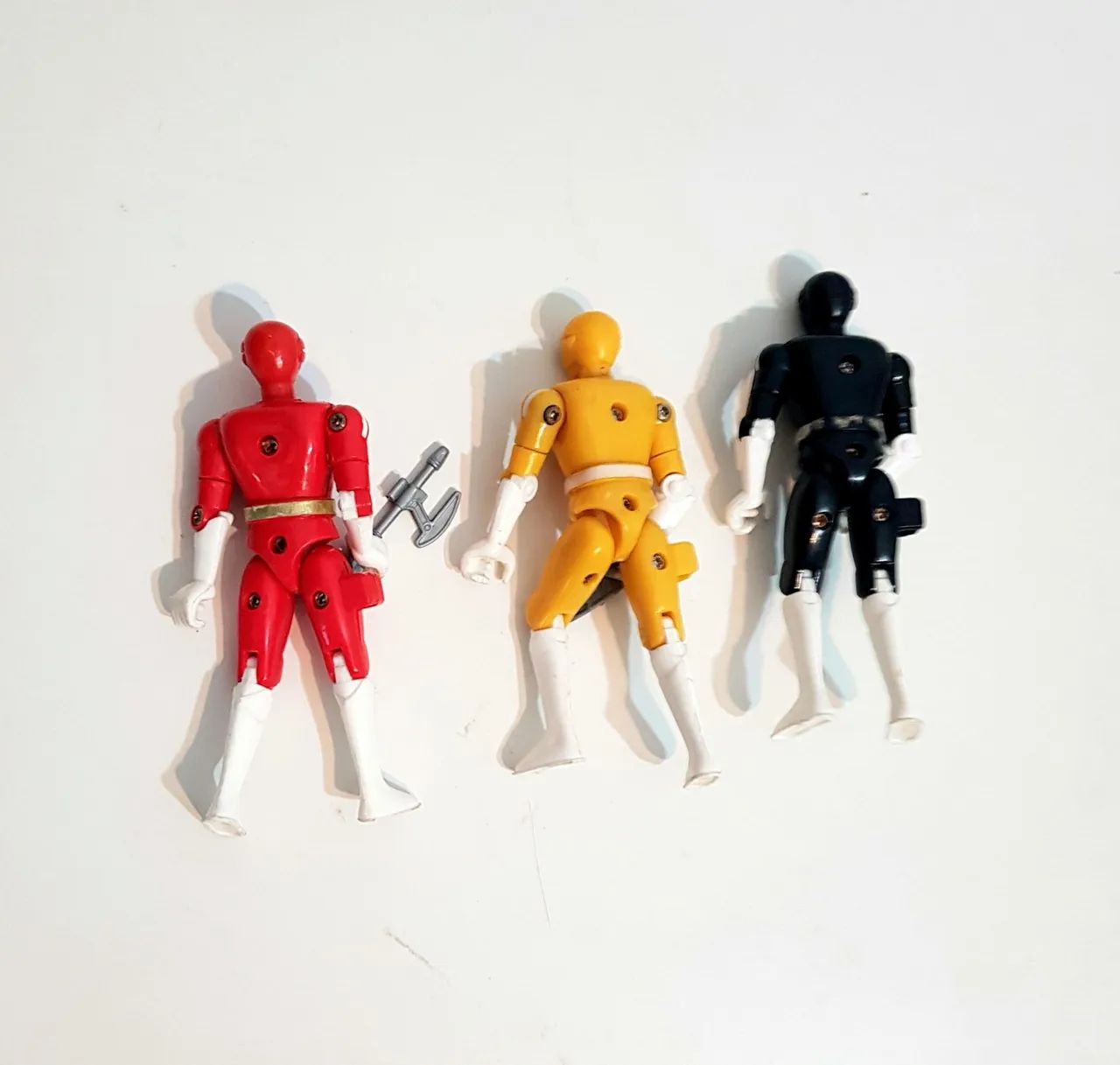 POWER RANGERS SERIE SENTAI 3 BONECOS ANTIGOS - Foto 2