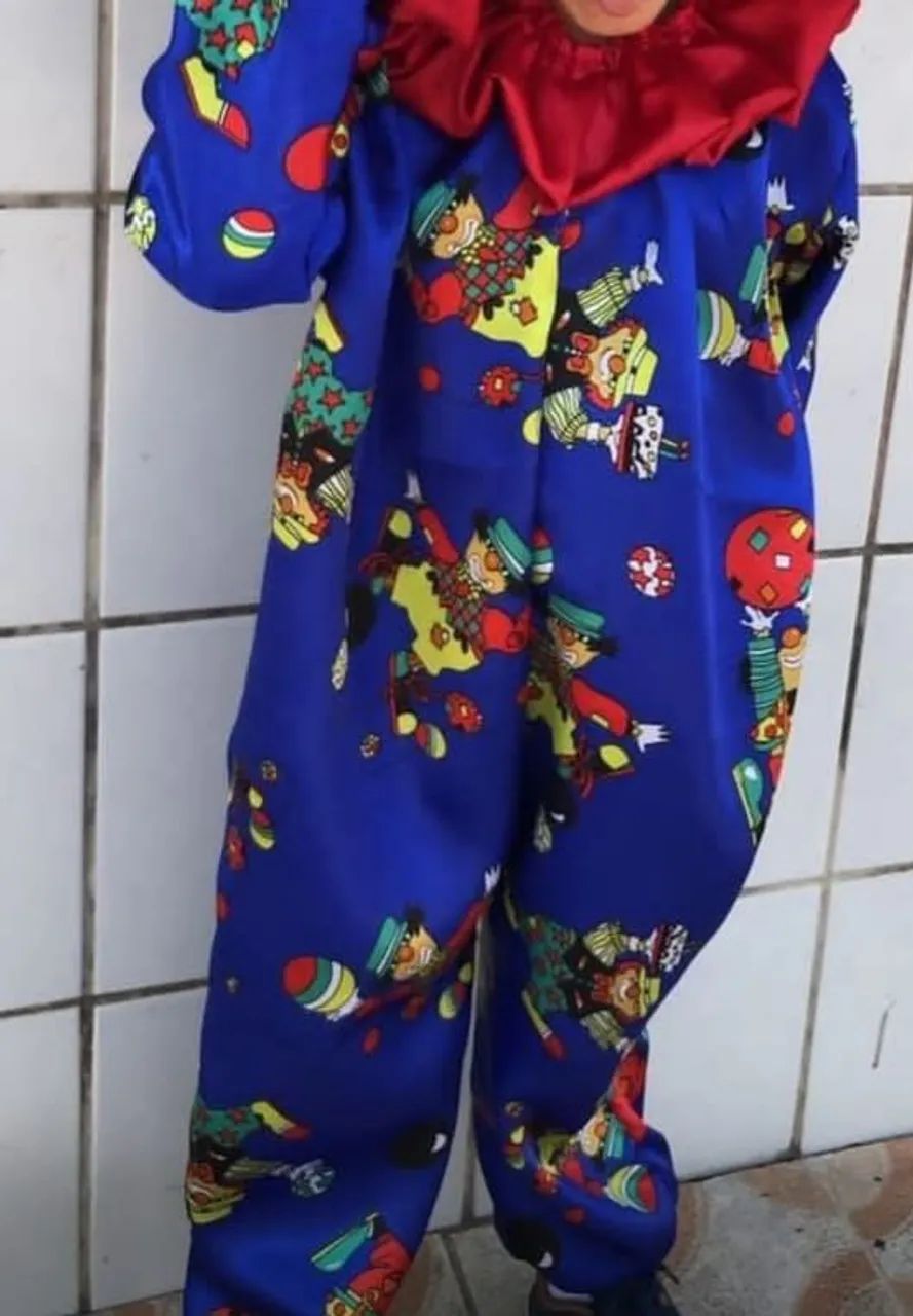 Fantasia de Palhaço Infantil com máscara  - Foto 2