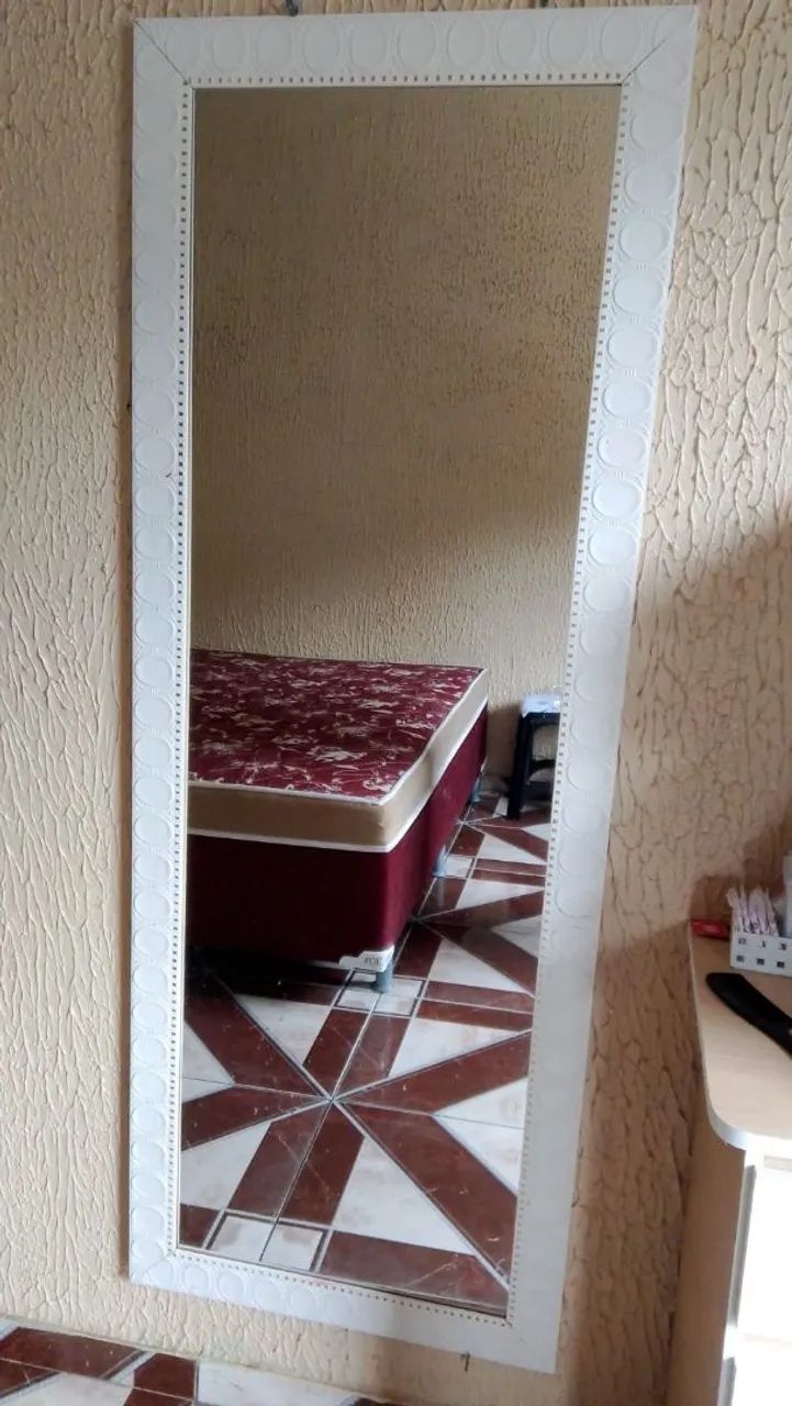 Cama, ventilador e espelho  - Foto 3