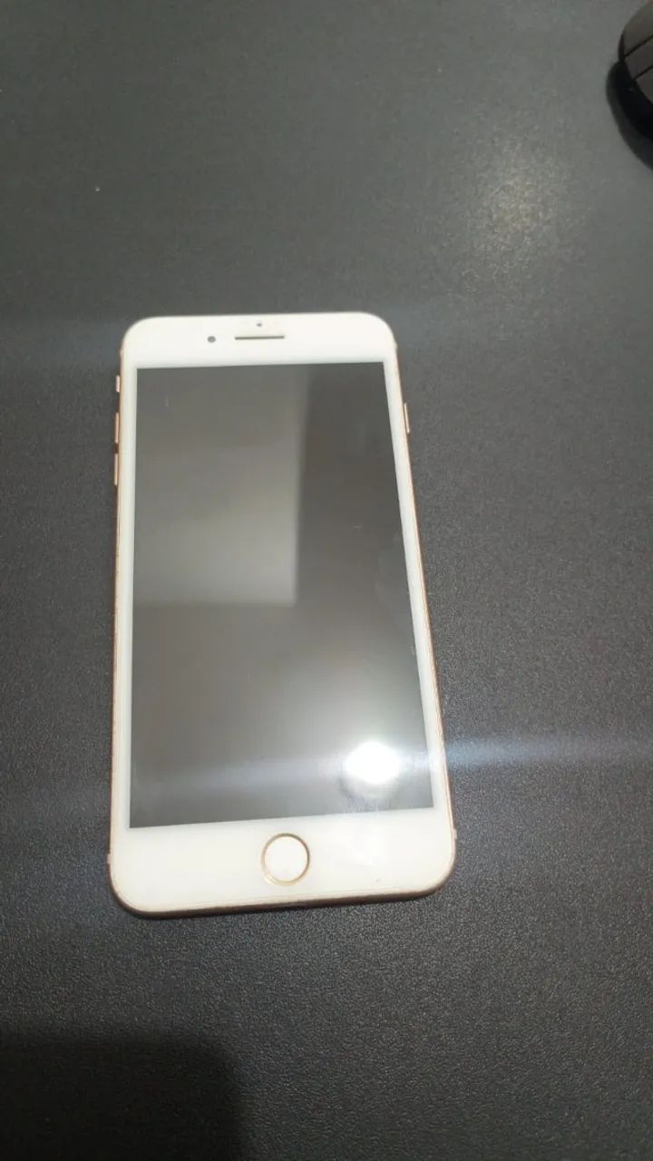 Iphone 8 plus, para retirar peça, placa queimada, carcaça sem marca de uso