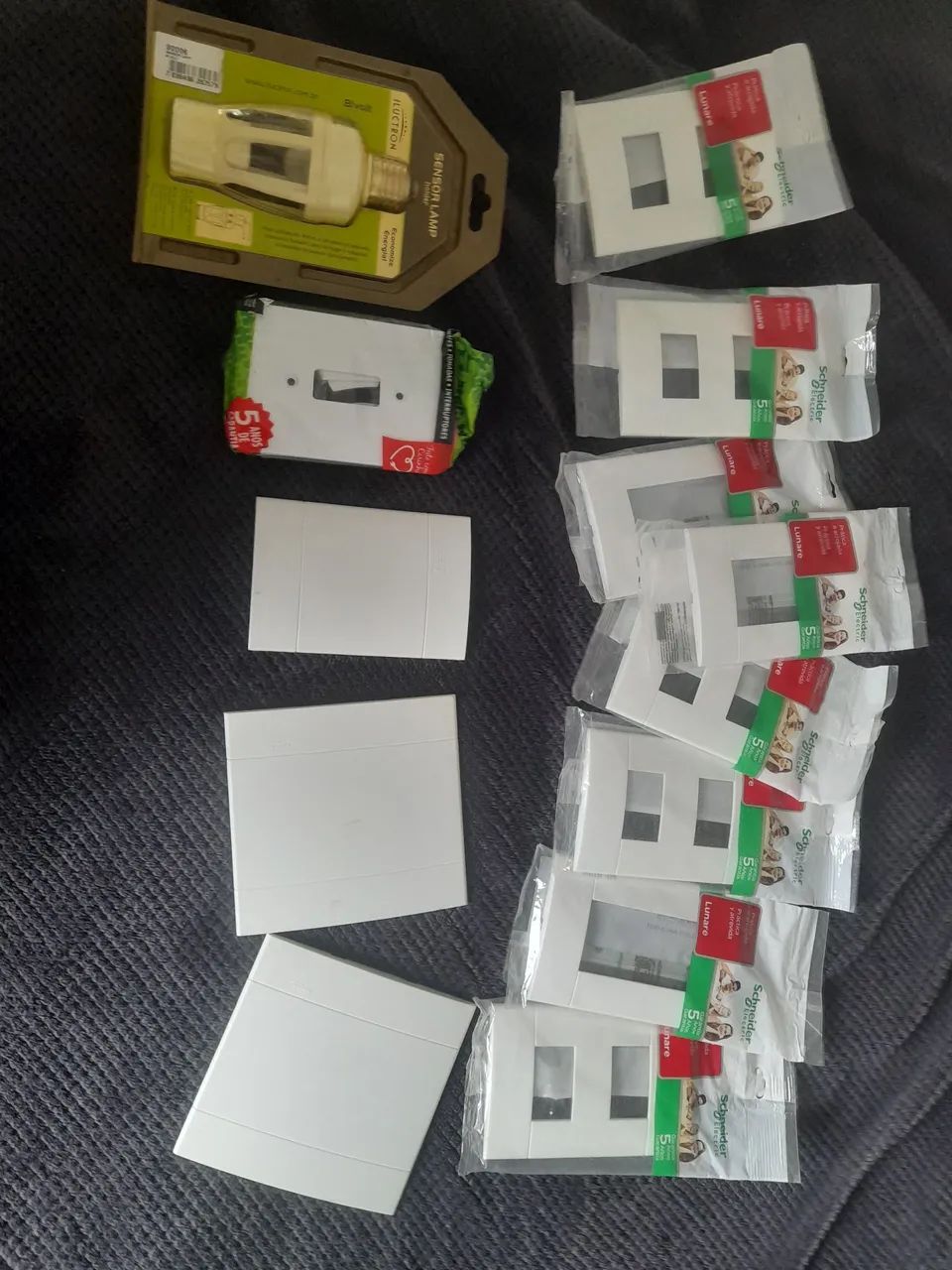 Kit interruptor placas e sensor de presença 