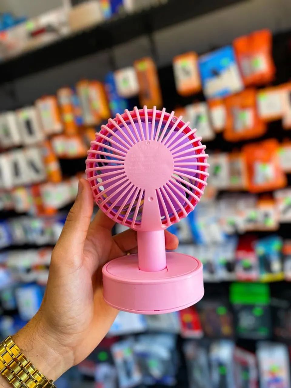 MINI VENTILADOR DE MESA SEM FIO ALTOMEX AL-F1901 - Foto 4