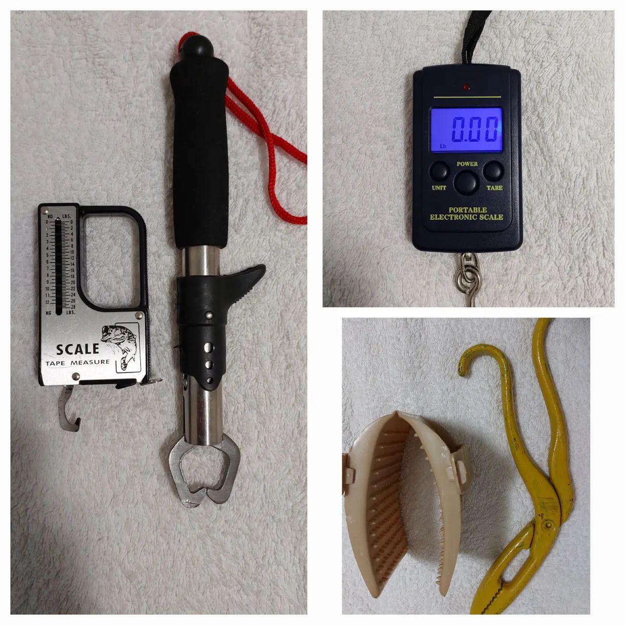 Kit Pesca - Balança Digital, Mecanica,Garra