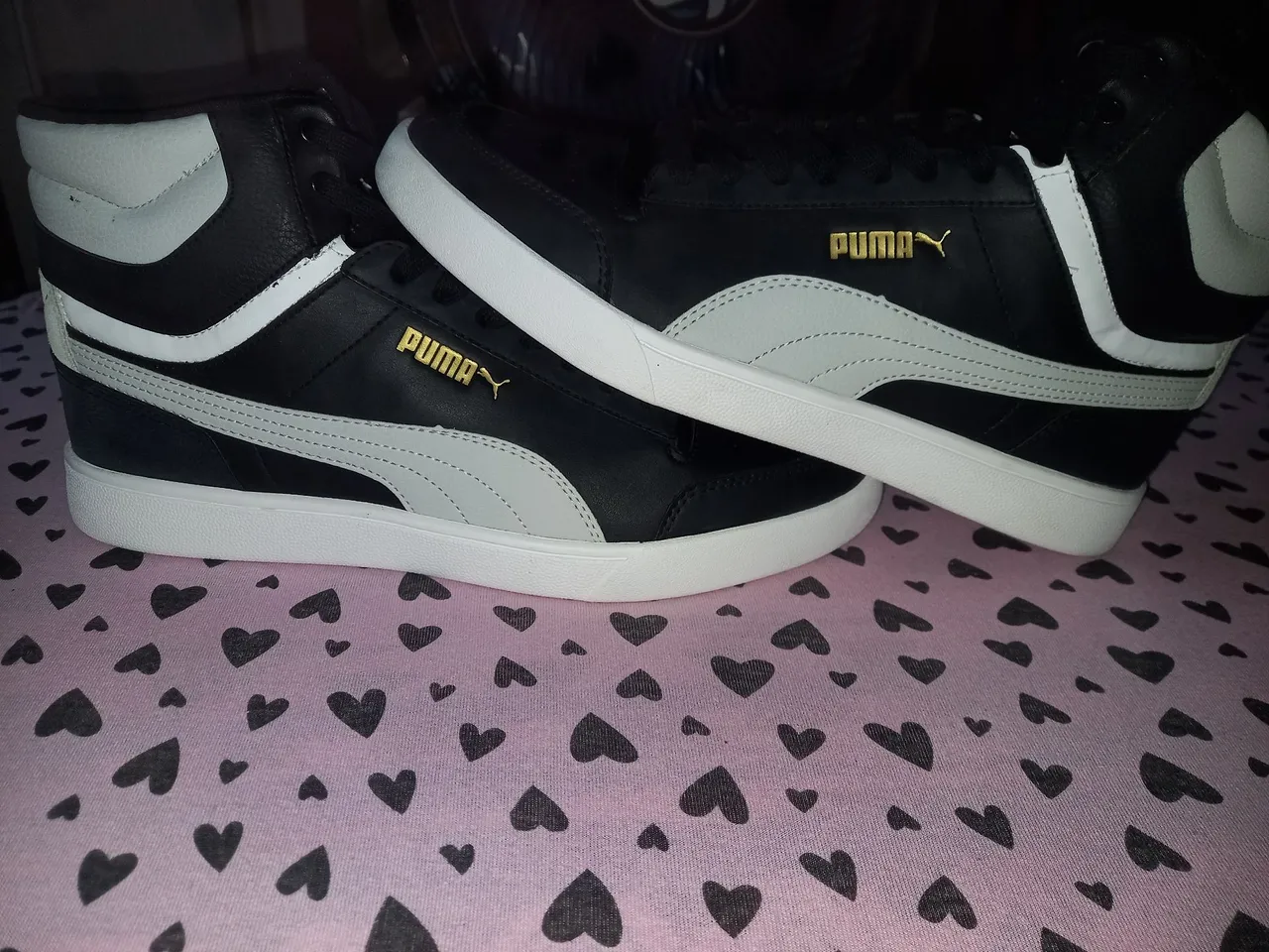 Tênis Puma Preto e Branco