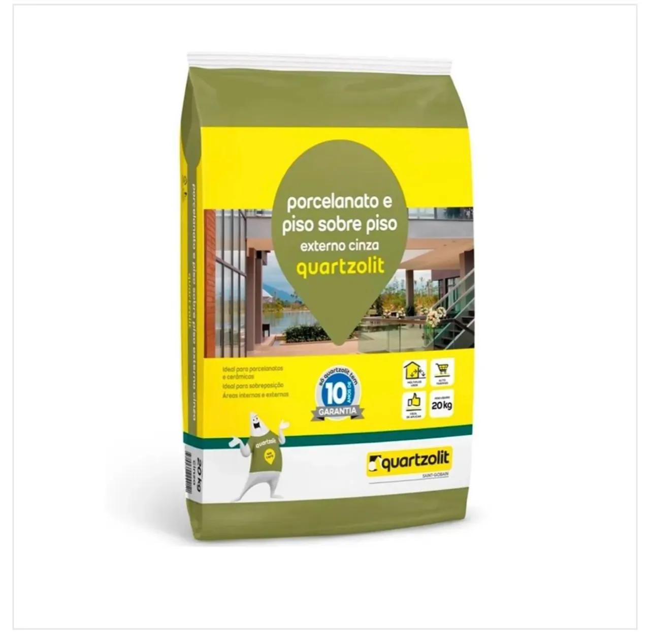 Aragamassa quartzolit 15kg porcelanato