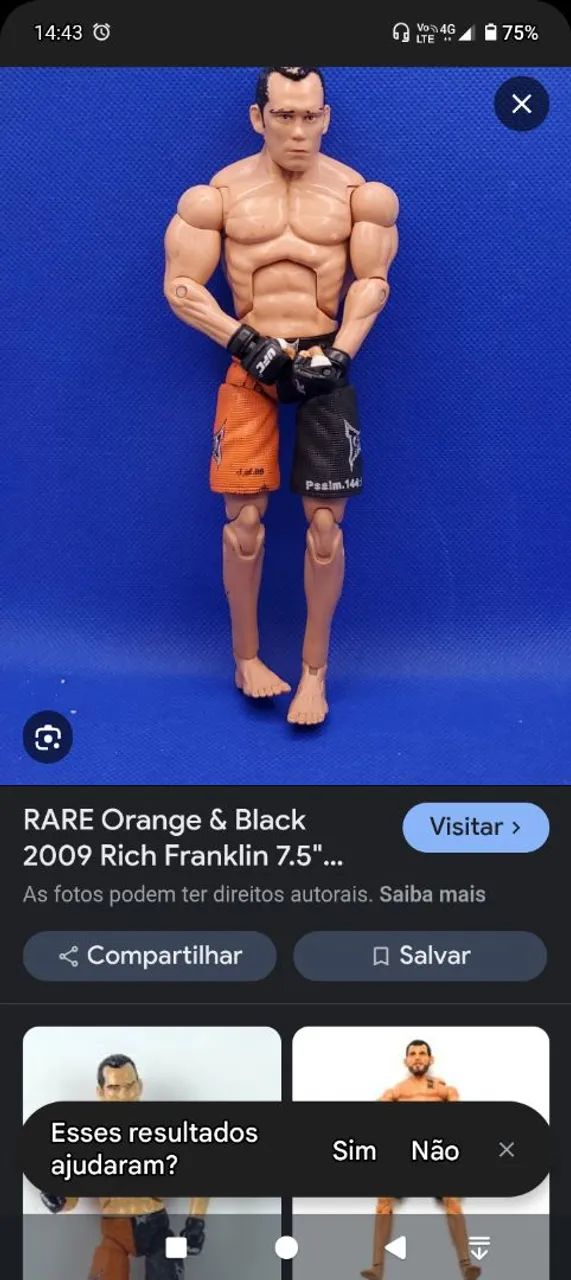 Boneco do UFC , Rich Franklin( raro) - Foto 4