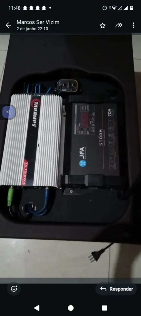 Módulo Amplificador Taramps T5 1200x4 + Fonte JFA Storm
