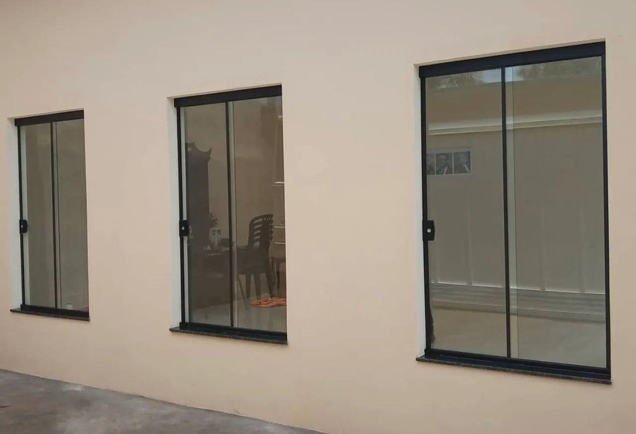 Janelas de vidro de Correr