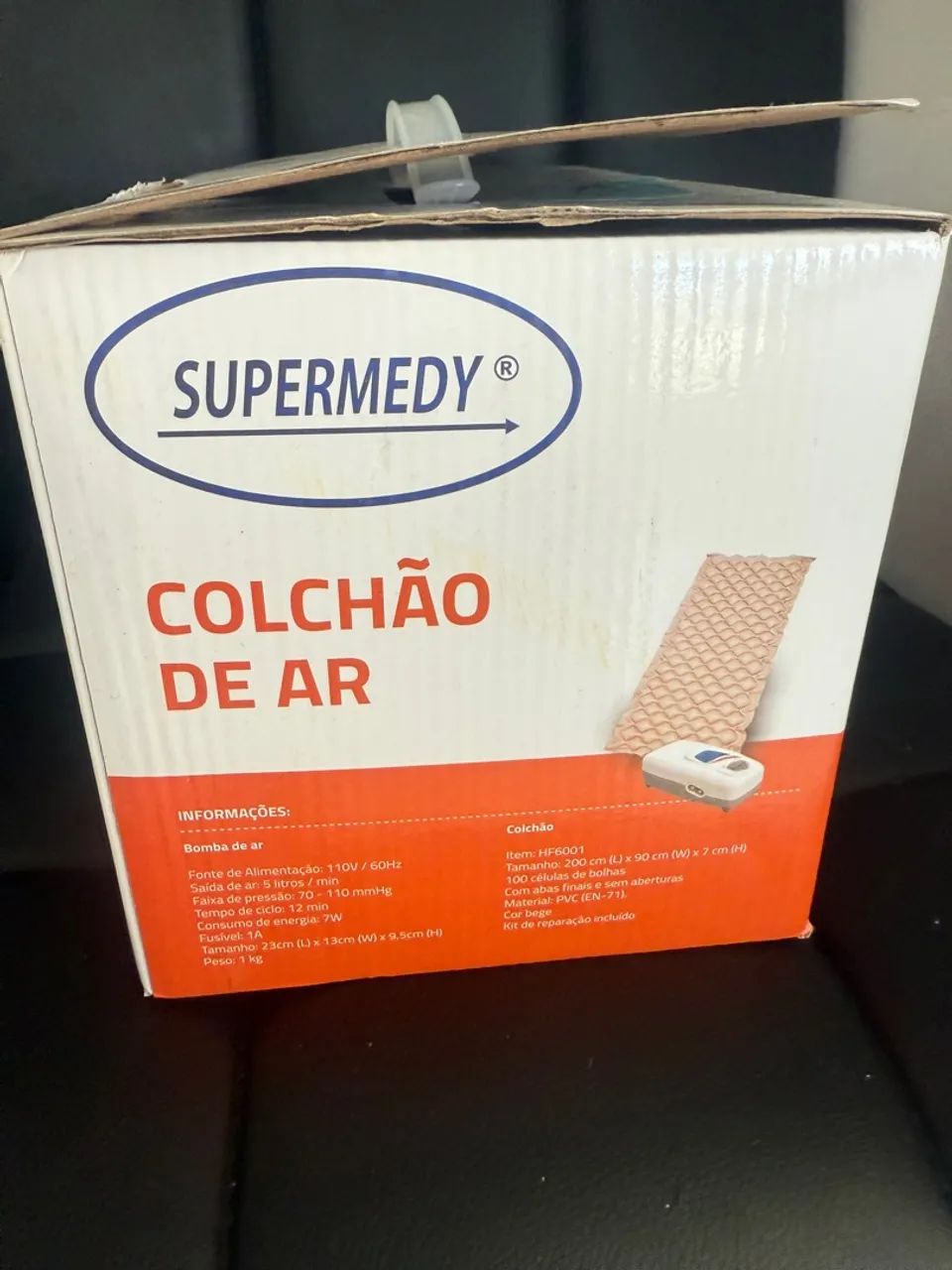 Colchão Inflável Hospitalar Antiescaras com Bomba - Foto 6