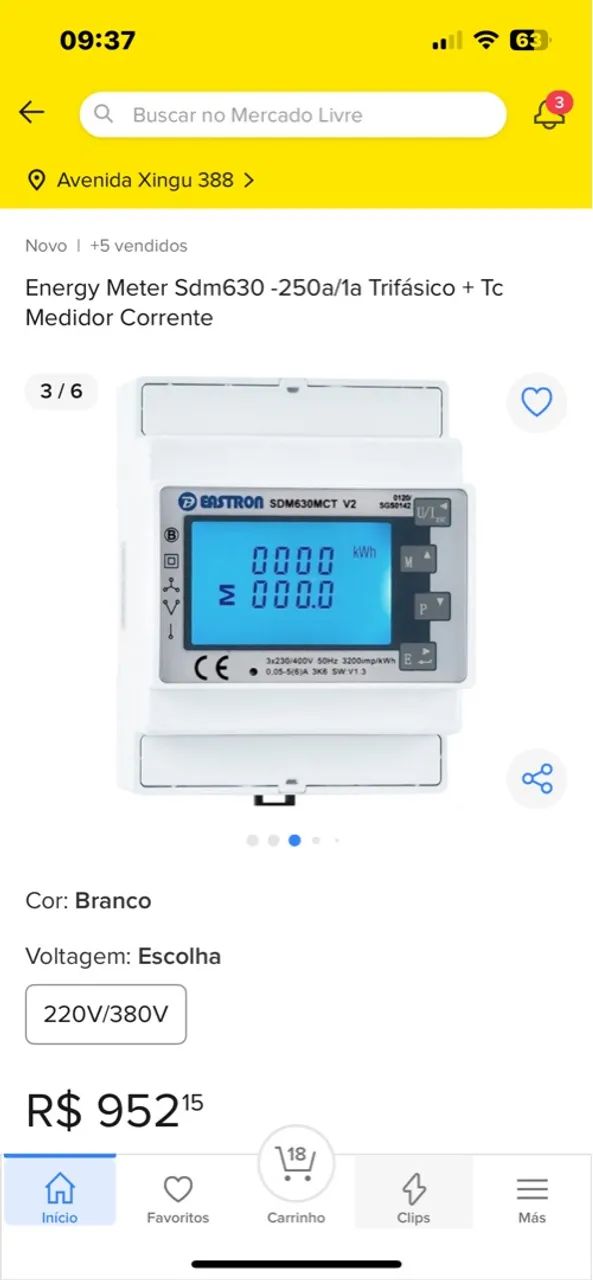 Medidor de energia Energy Me  - Foto 3