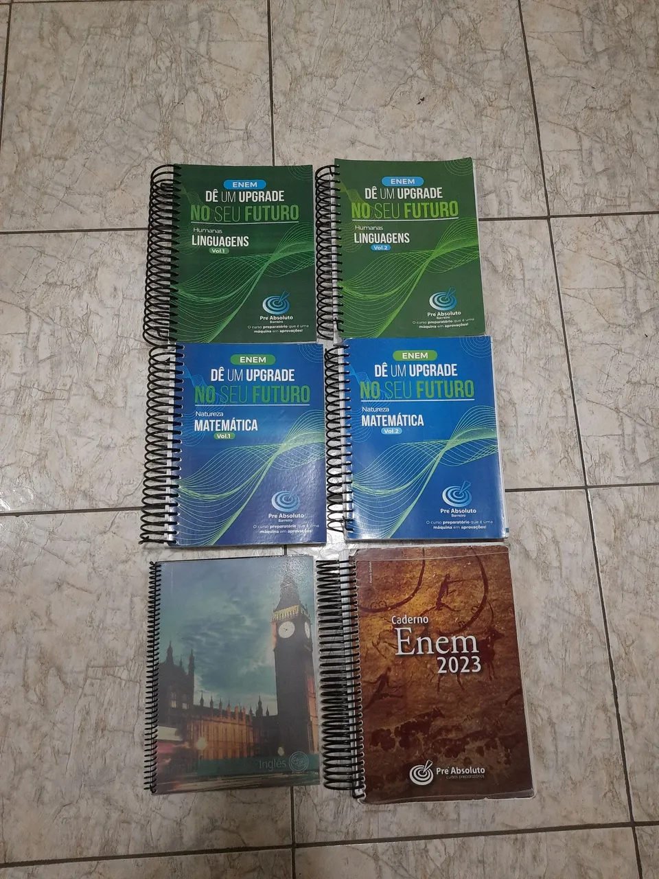 Kit de cadernos preparatórios ENEM 2023 - Pre Absoluto