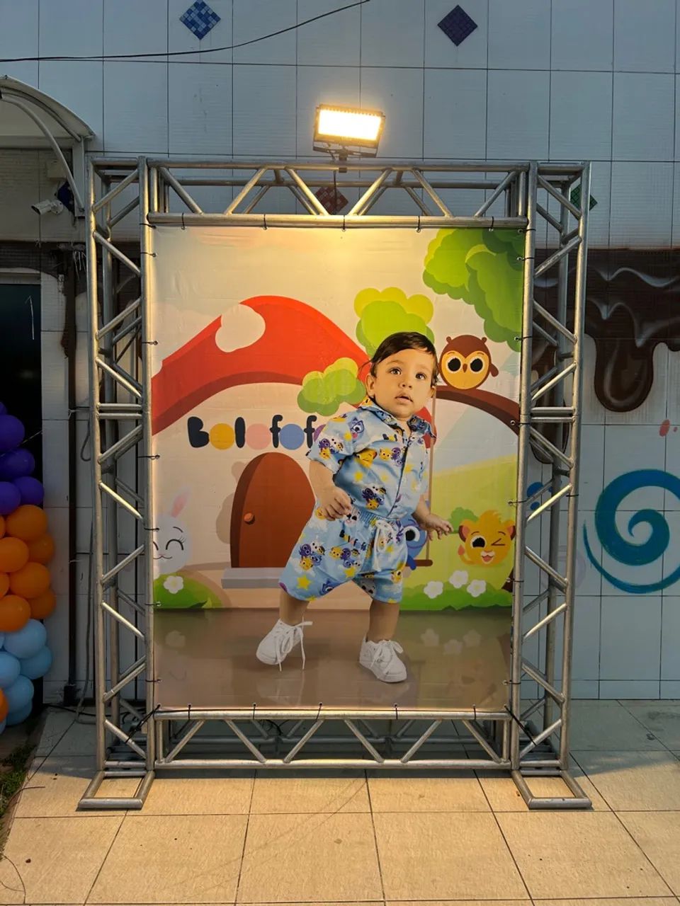 FOTO NA ENTRADA DA FESTA - GRID - BANNER - LONA