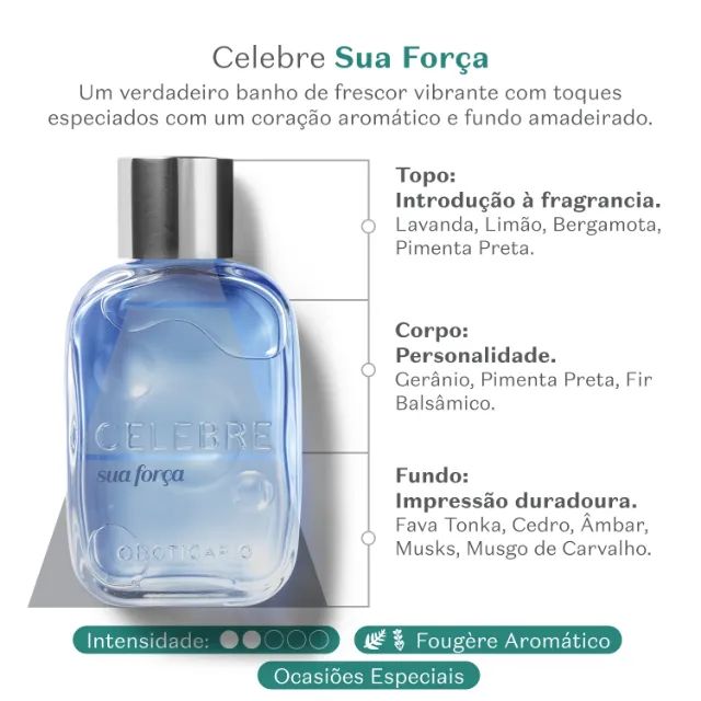 Perfume Celebre Sua Força O Boticário 100ml  - Foto 2