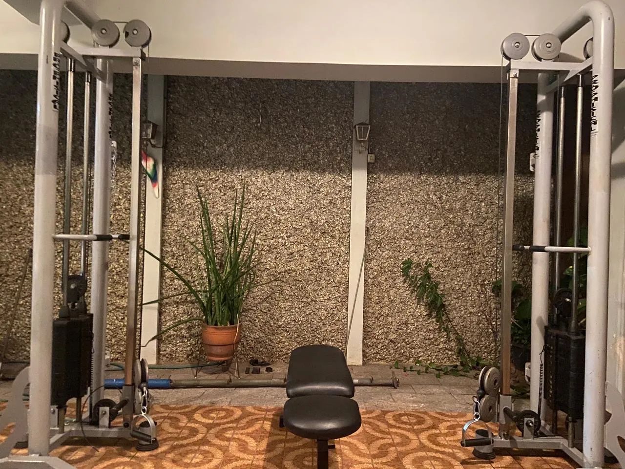 Aparelhagem de musculação - troco por moto no valor