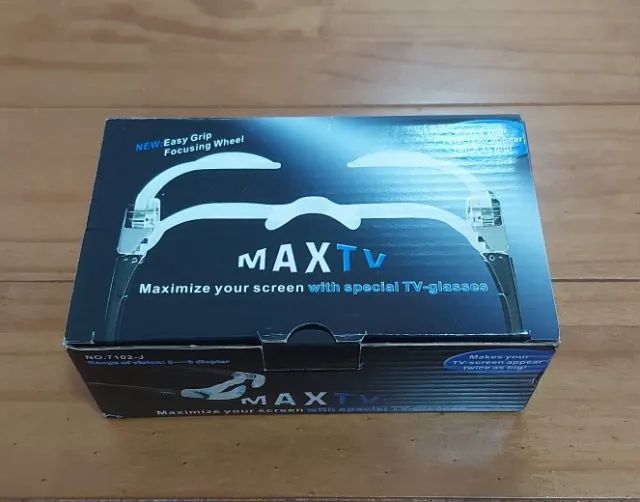 Óculos de Aumento para TV MAX TV - Novo e Completo!